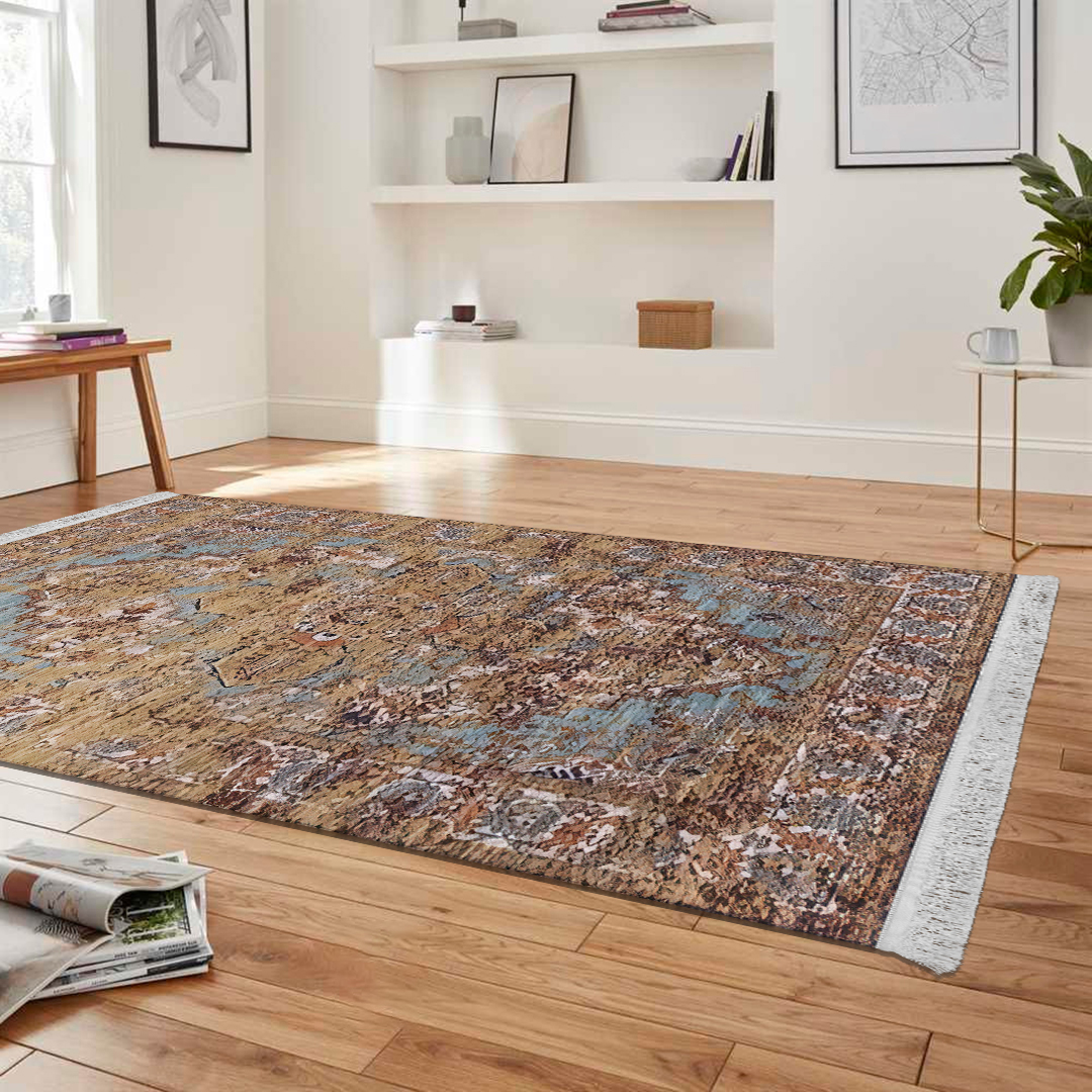 فرش مخمل نادی طرح فانتزی کد M106