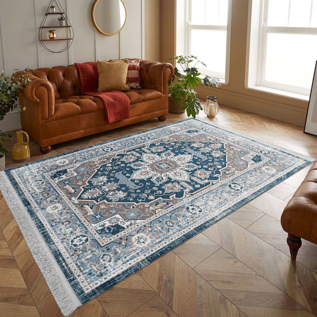 فرش مخمل نادی طرح سنتی کد o132